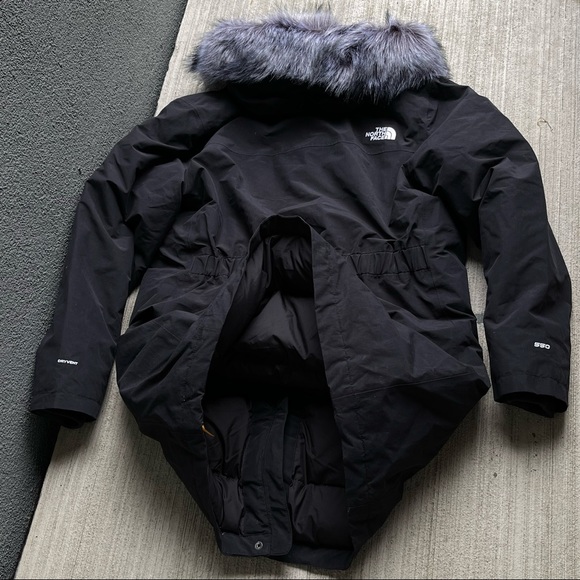 The North Face Women's Arctic Parka Down Coat TNF Black Sz XL Current VERSION - Picture 10 of 11